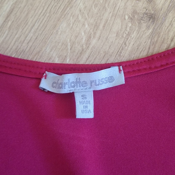 😇 Small Crop Tops 🌼 Charlotte Russe Zipper Zip - Picture 4 of 8